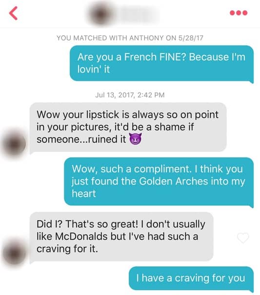 Comment on Her Love of Food