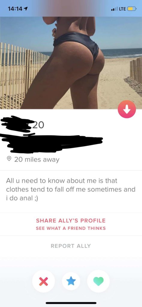 Straightforward Tinder bio