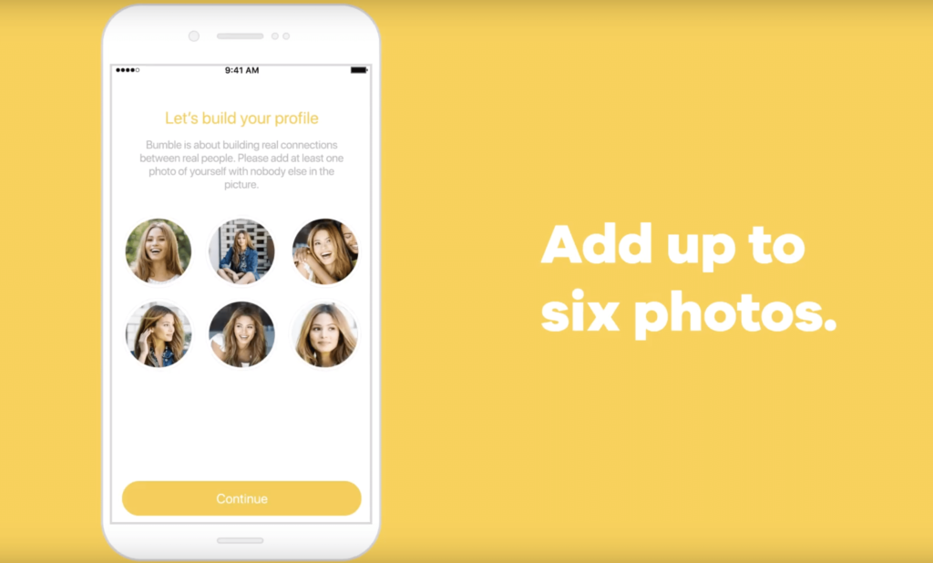 setting up bumble account