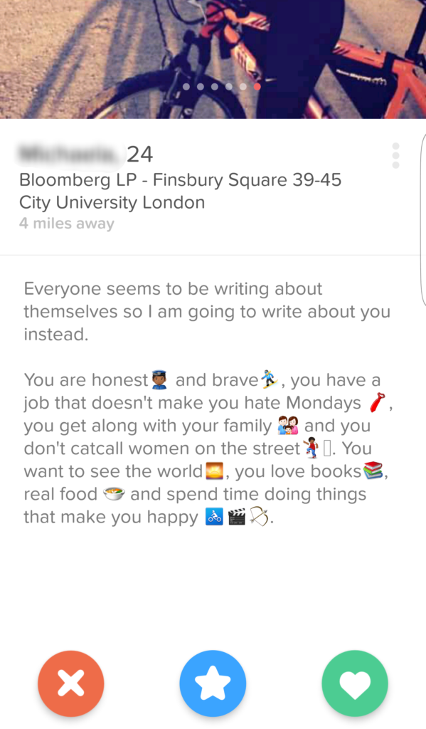 tinder bio examples 7
