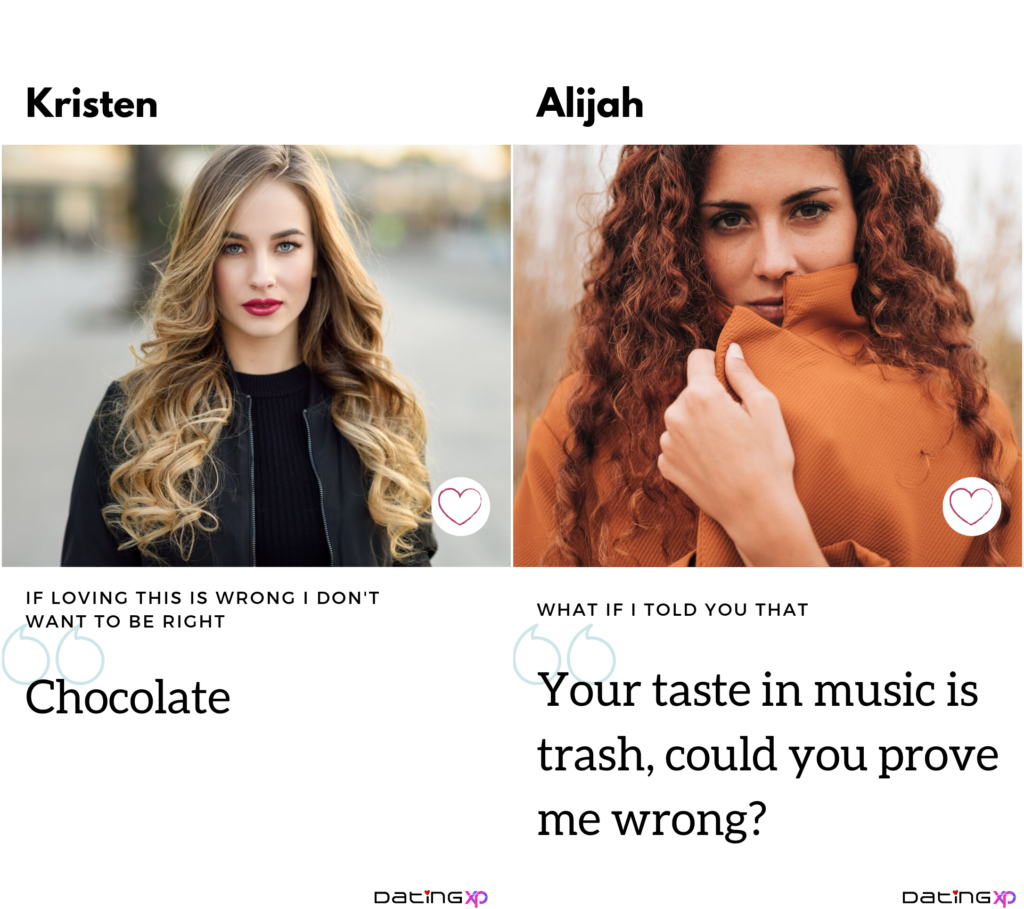 Hinge Profile Examples For Women