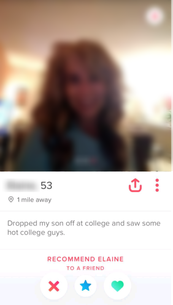 cougar on tinder