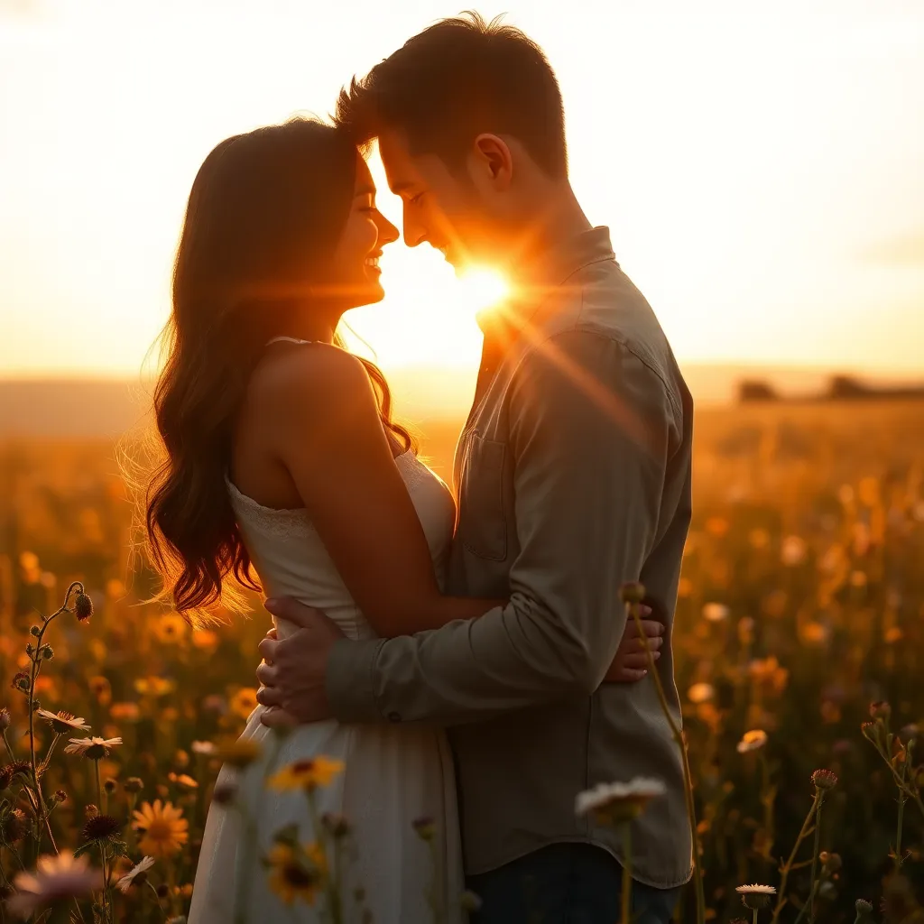 The Radiance of Love's Embrace