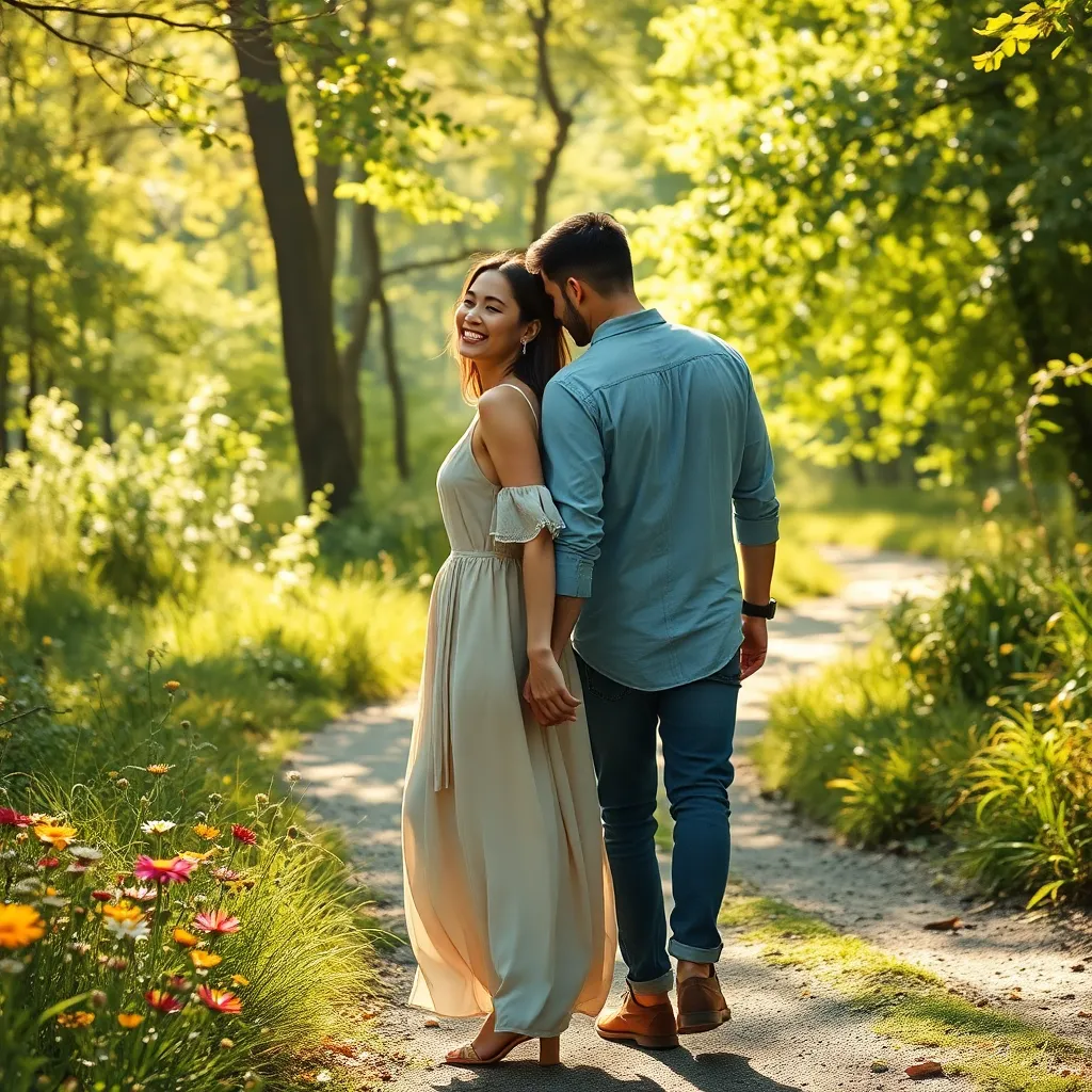 Sunlit Paths to His Heart