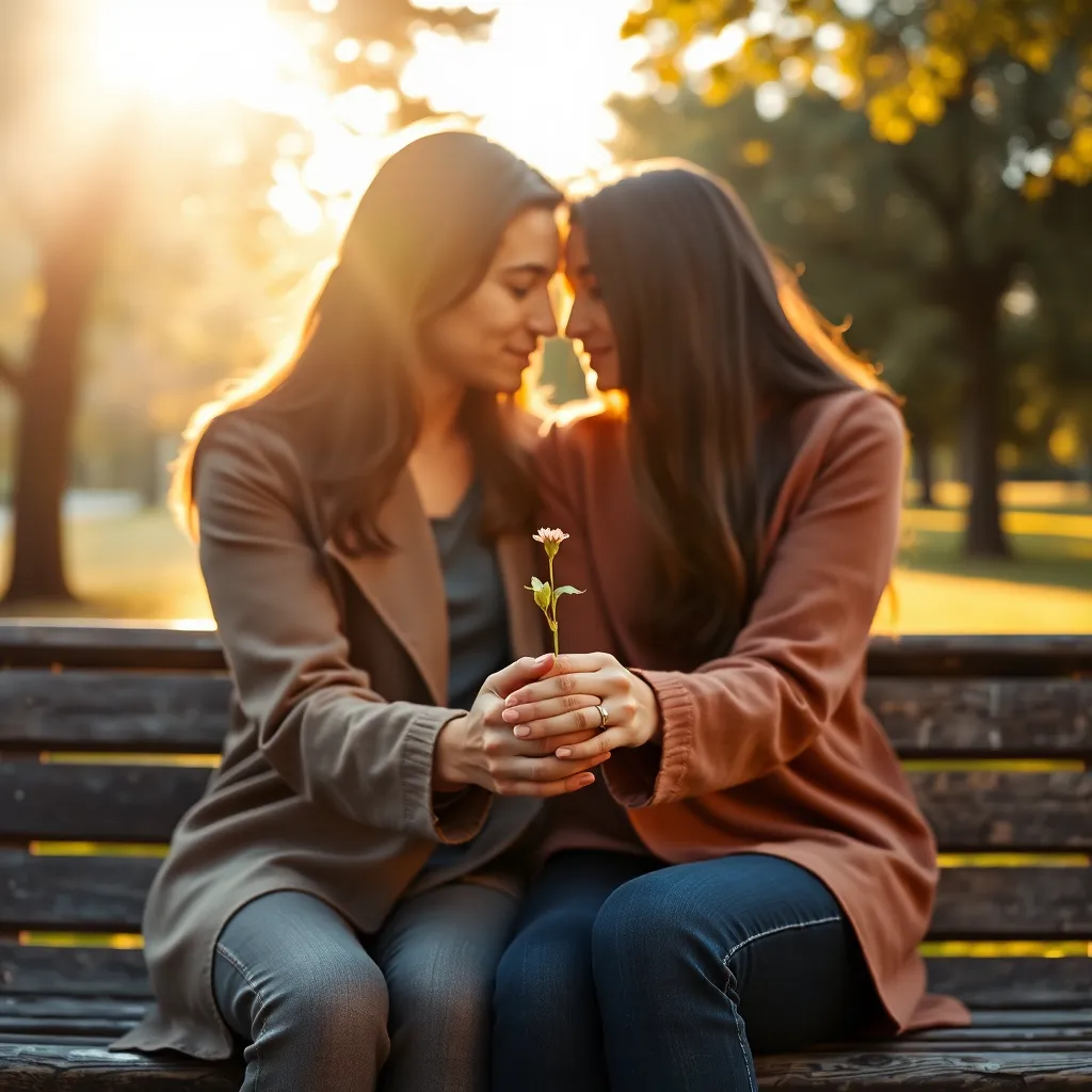 Embracing Love's Gentle Resilience