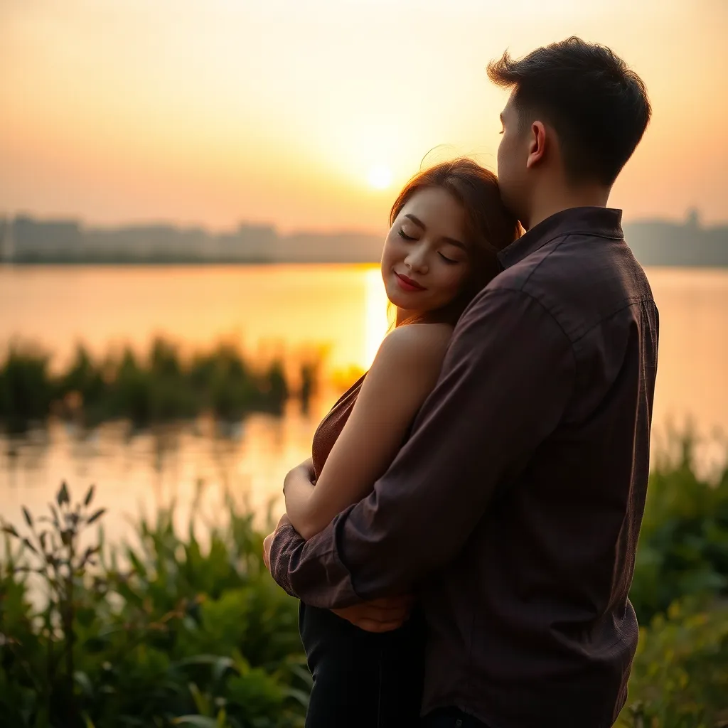 The Serenity in Love's Embrace