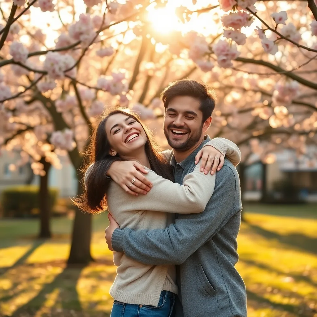When Love is a Giggling Embrace