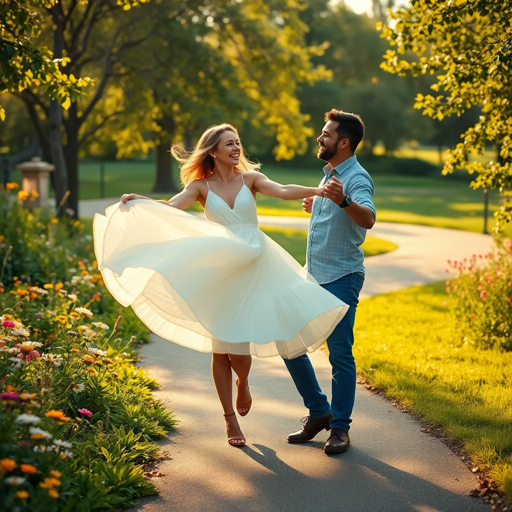 Love's Playful Promenade