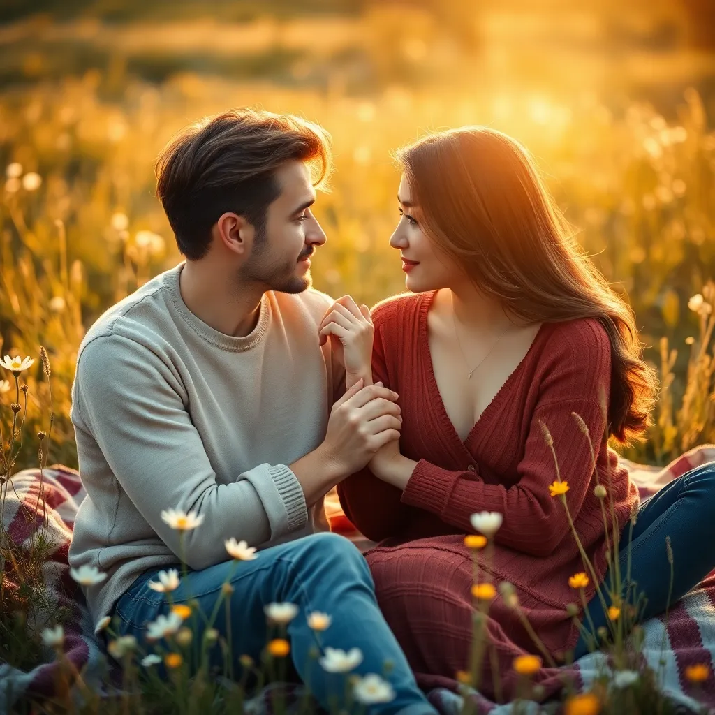 The Serenity of Love's Touch