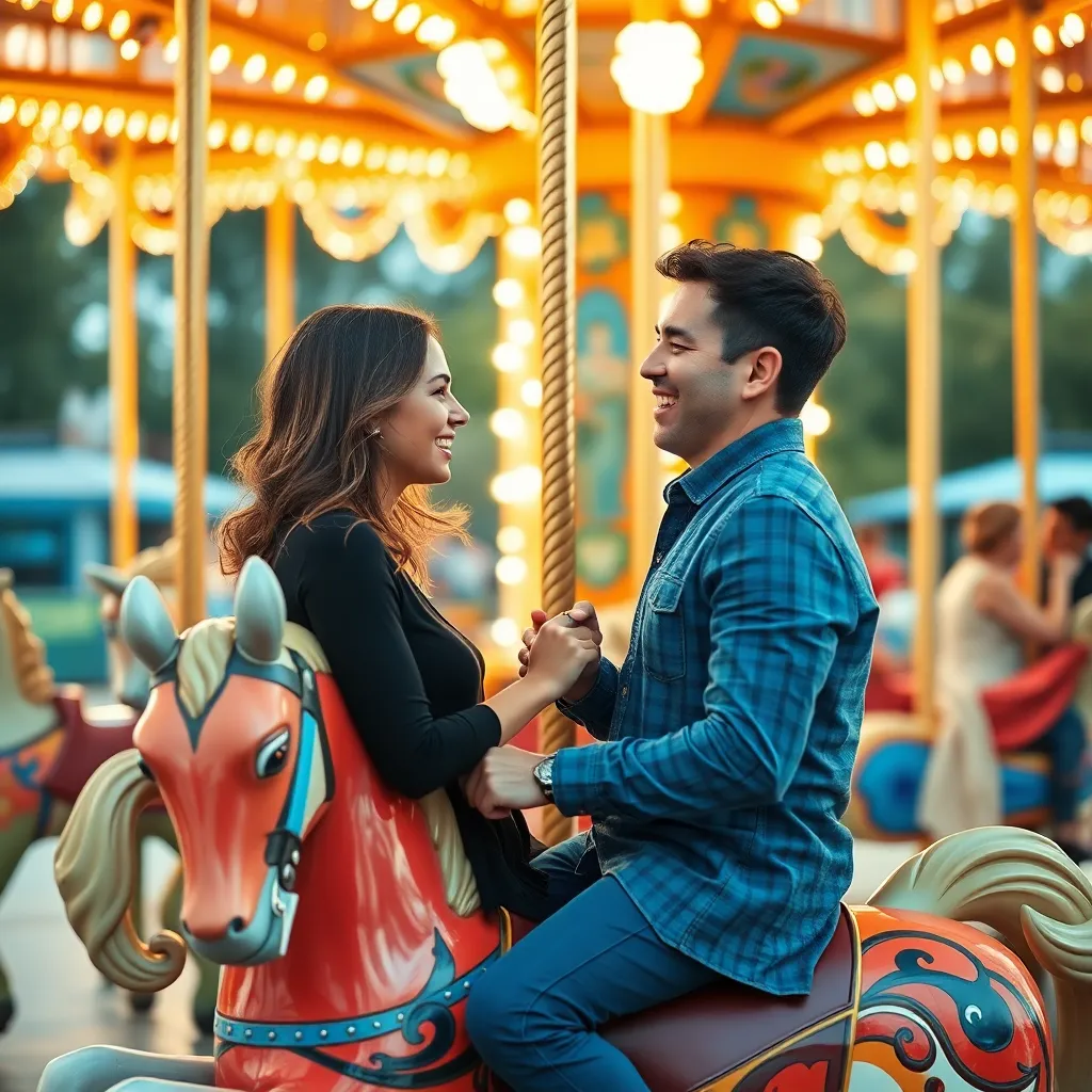 Romance on a Carousel Ride