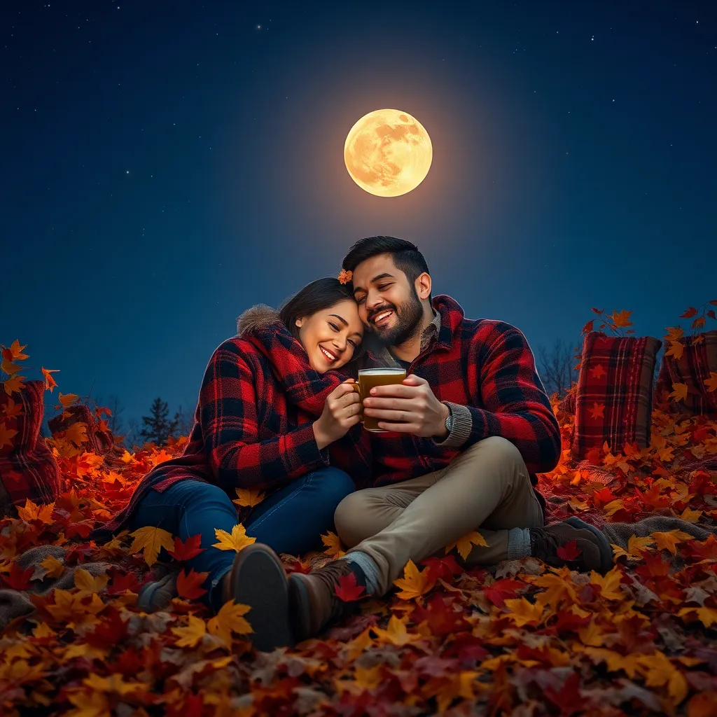 Cuddles Under the Autumn Moon