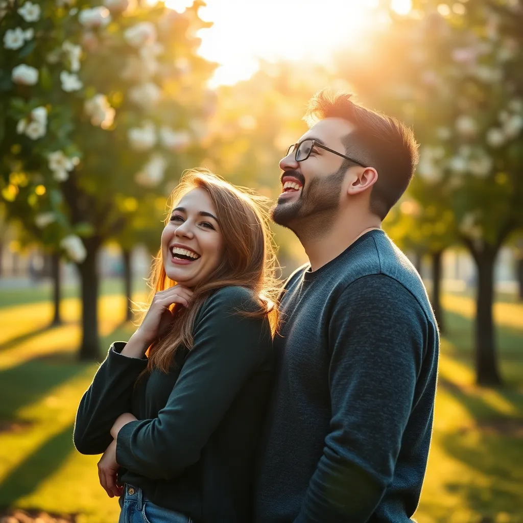 His Laughter as Love's Melody