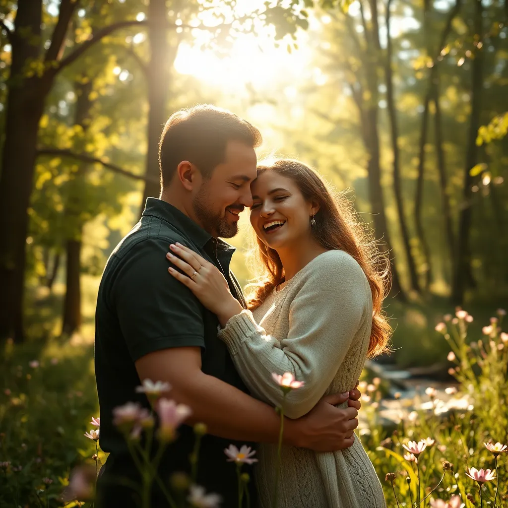 The Serenity of Love's Embrace