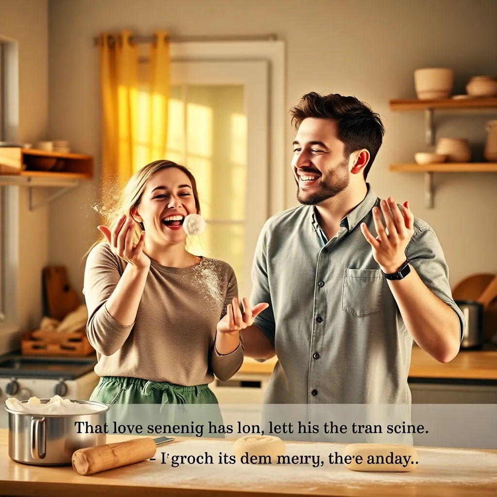The Love Story Written in Jokes