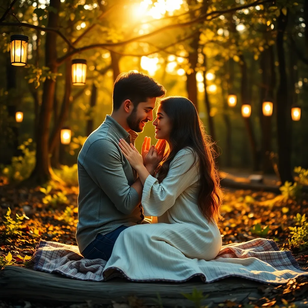 The Warmth in Love's Gentle Flame