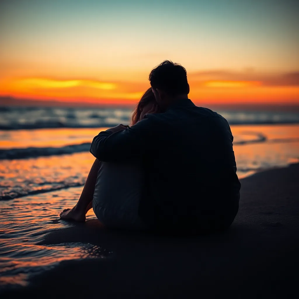 The Serenity in Love's Touch