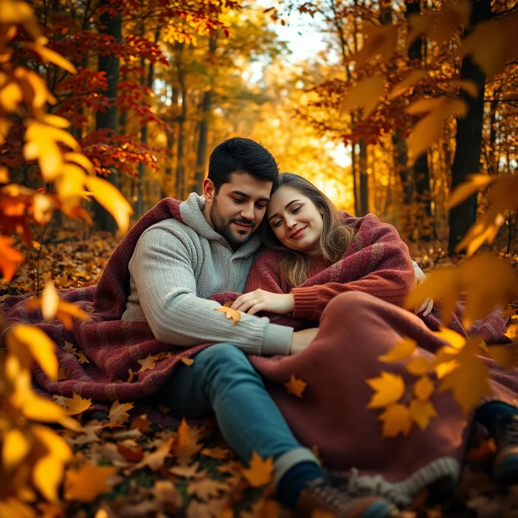Golden Moments in Gentle Embrace