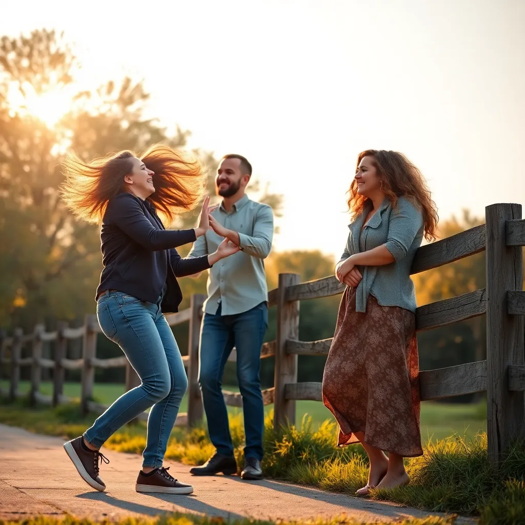Laughing at Love's Awkward Dance