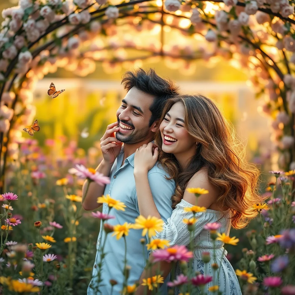 Giggles in the Garden of Love