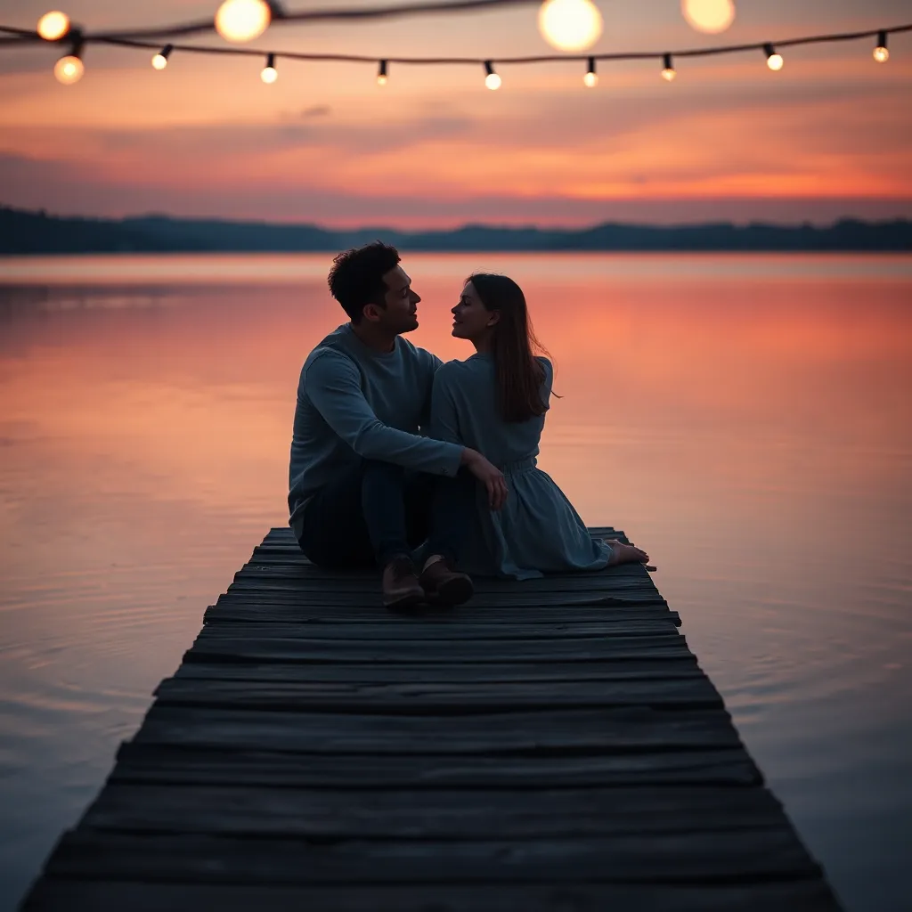 Love's Gentle Embrace in Silence