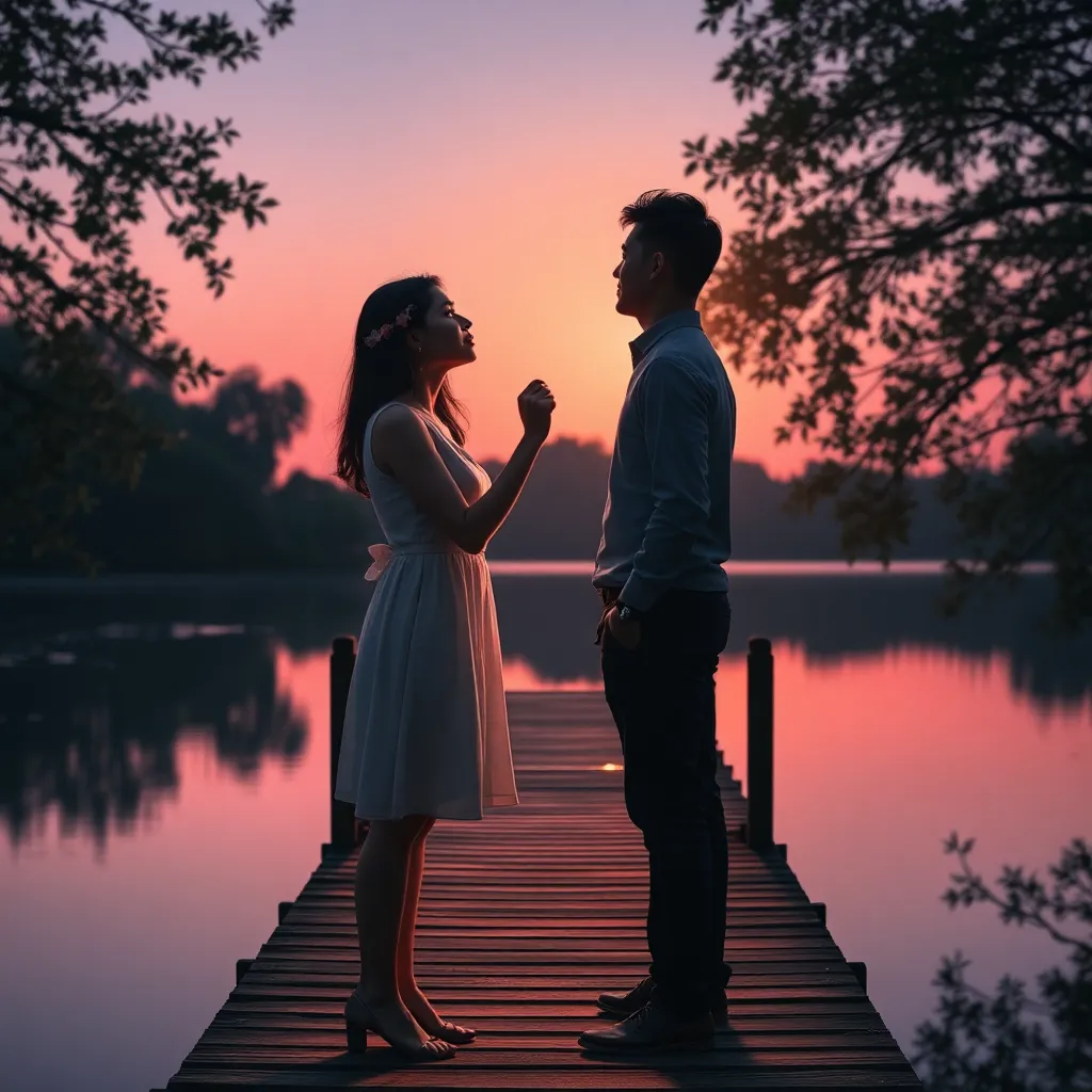 Love's Gentle Dance with Hesitation