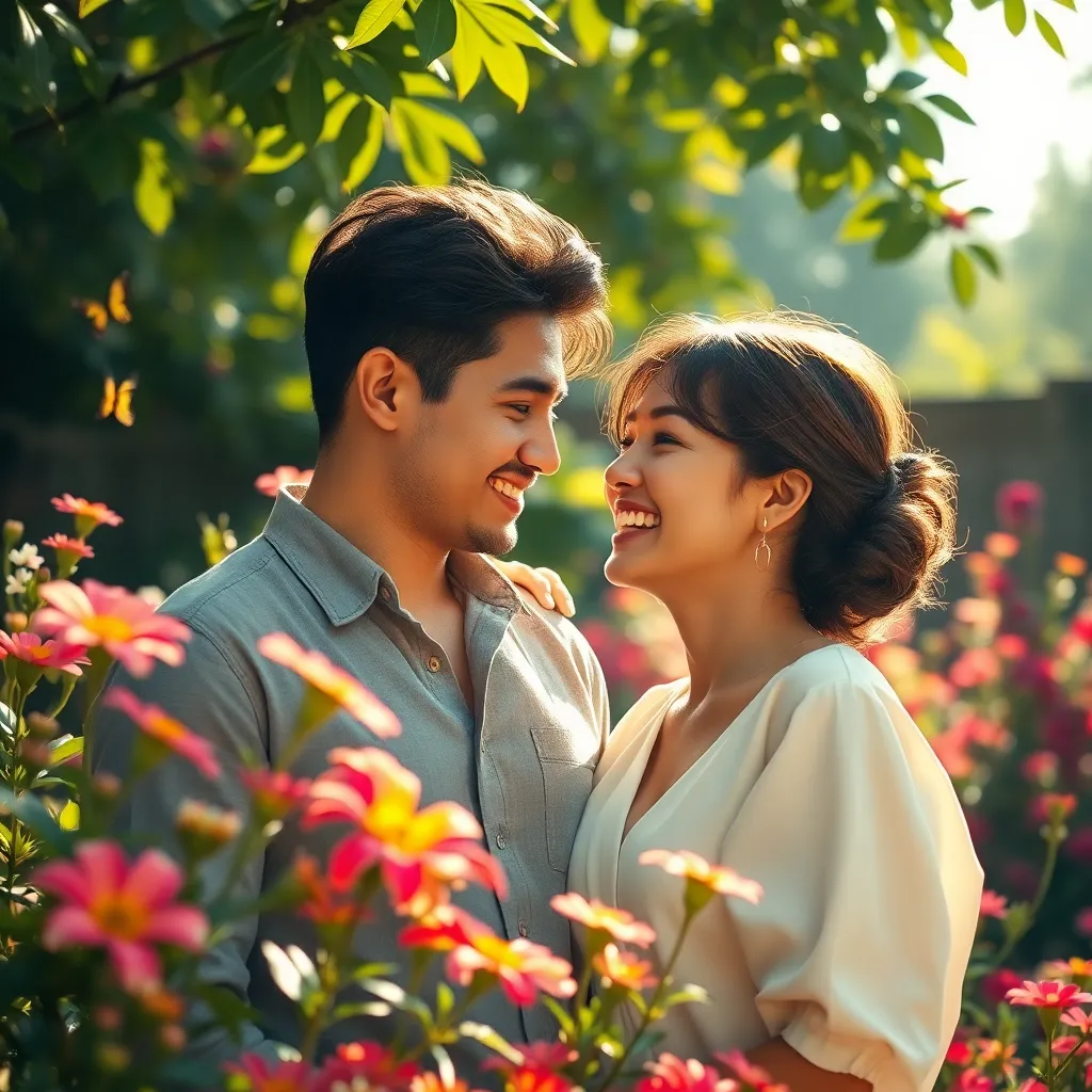 Giggles in the Garden of Love
