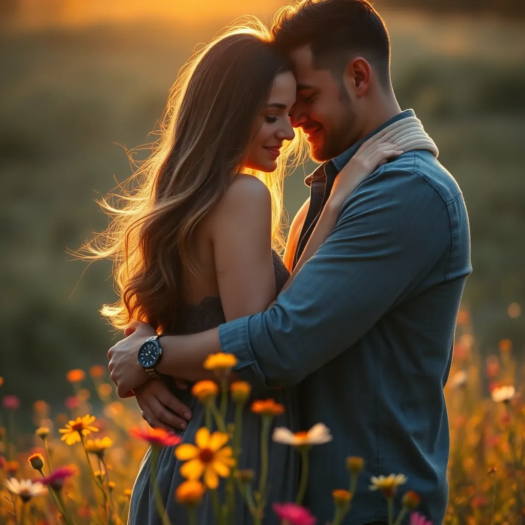 The Radiance of Love's Embrace