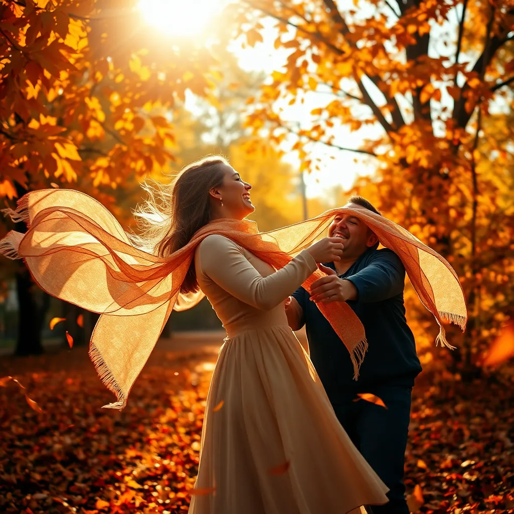 The Heartfelt Dance of Falling Leaves