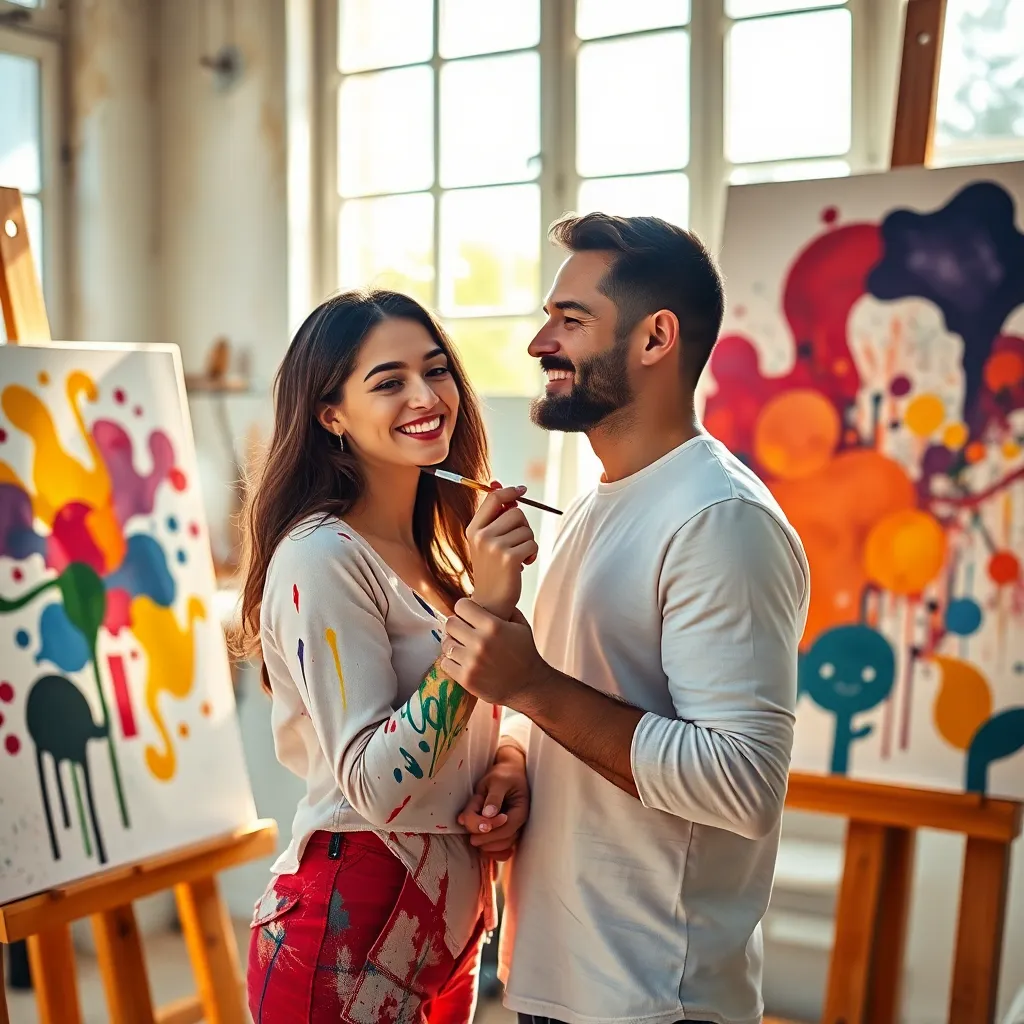 Painting Dreams with Love's Brush