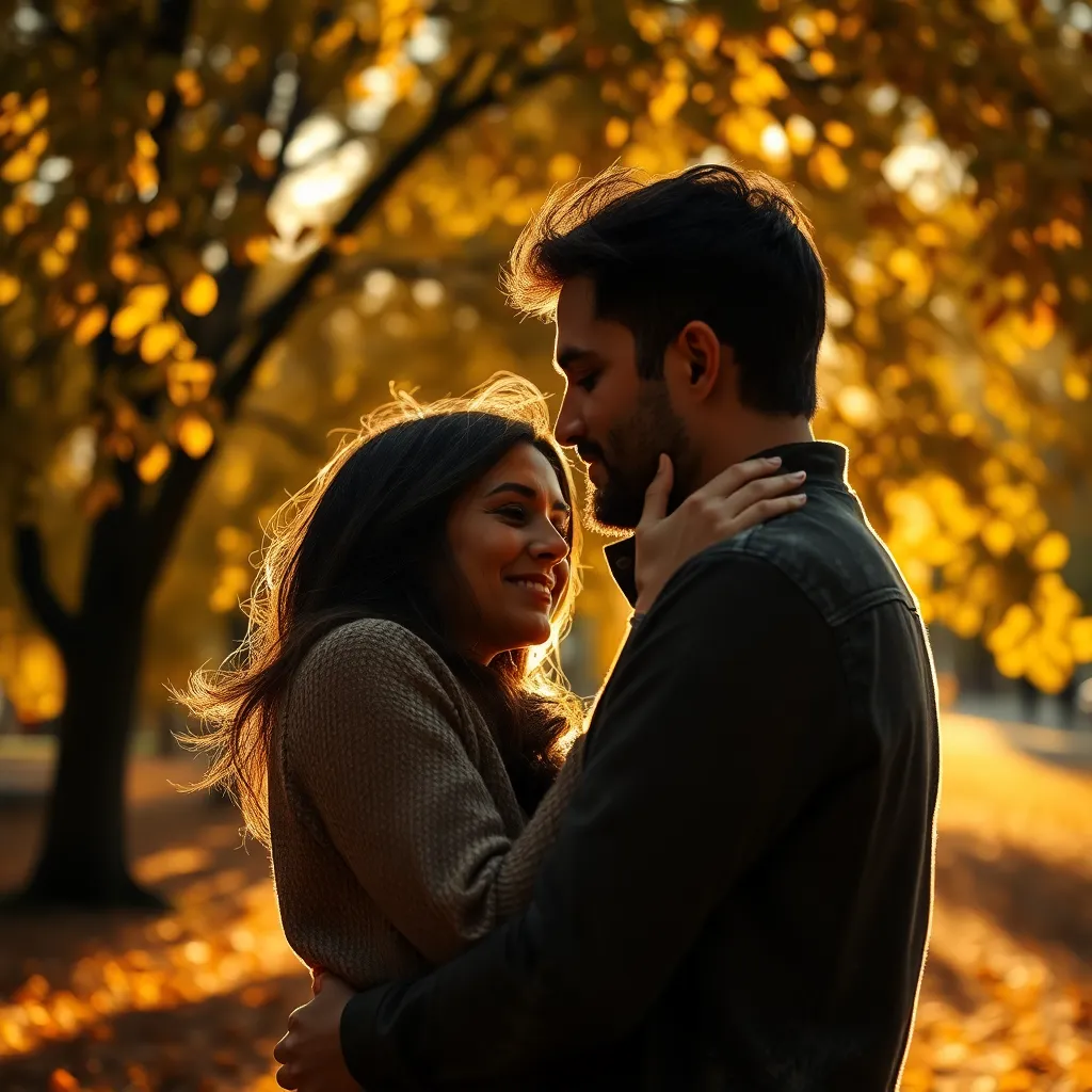 Whispers of Love in Golden Light