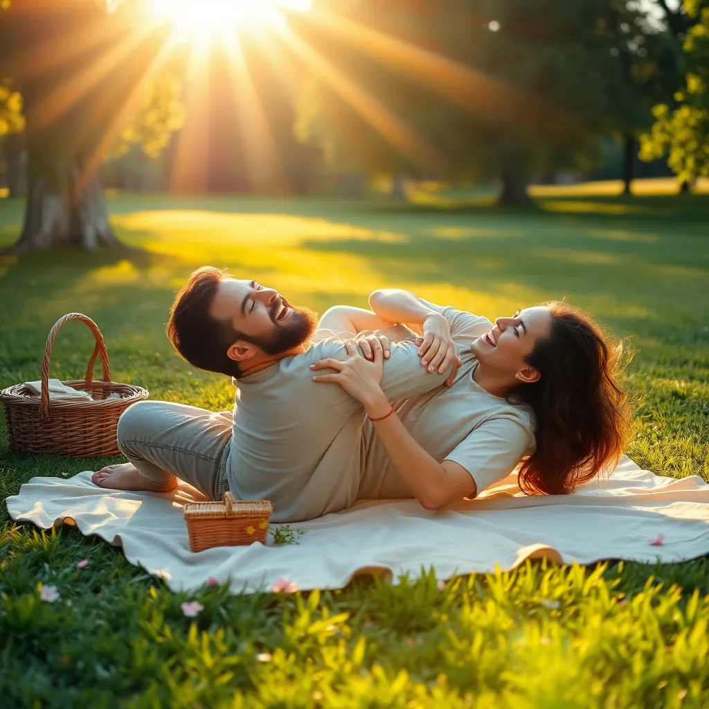 In Love's Light-Hearted Embrace